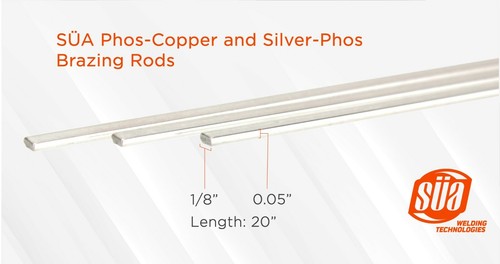"Caña de soldar BCuP-2 PhosCopper - 0% Plata - Plana - 1/8"" x 0,05"" x 20" - Imagen 12 de 16