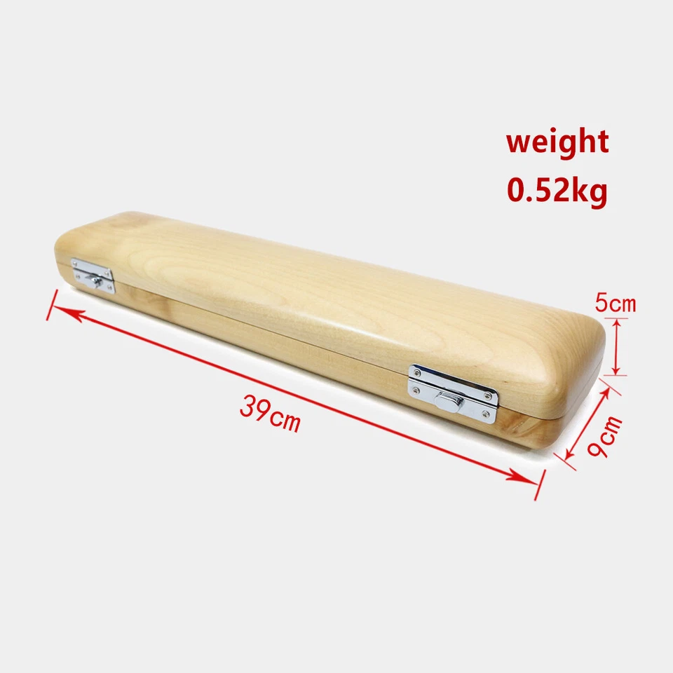 Yinfente Flute Case for 16 Hole Keys Flute Hard Wooden Case Provide Protection - Image 2 of 4