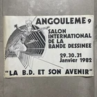 Rare MOEBIUS Poster - Festival/ Salon ANGOULEME 9 - 1982 - 40 x 59.8 cm