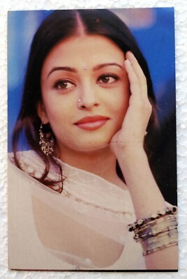 Bollywood Schauspielerin Miss World Aishwarya Rai Bachchan Original Postkarte...
