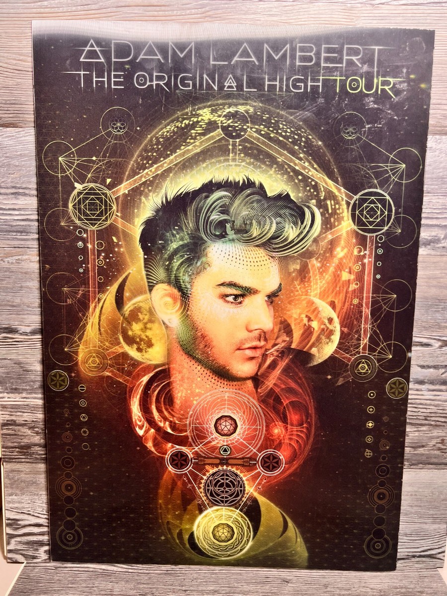 ADAM LAMBERT THE ORIGINAL HIGH TOUR, POSTER PRINT | eBay