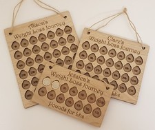 PERSONALISED WEIGHT LOSS CHART COIN POUNDS FOR LBS SLIMMING WORLD WATCHERS DIET
