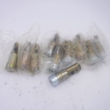 10 Pack 1" Bore Round Face Drive In Deadbolt Latch Adjustable 2-3/8" to 2-3/4"