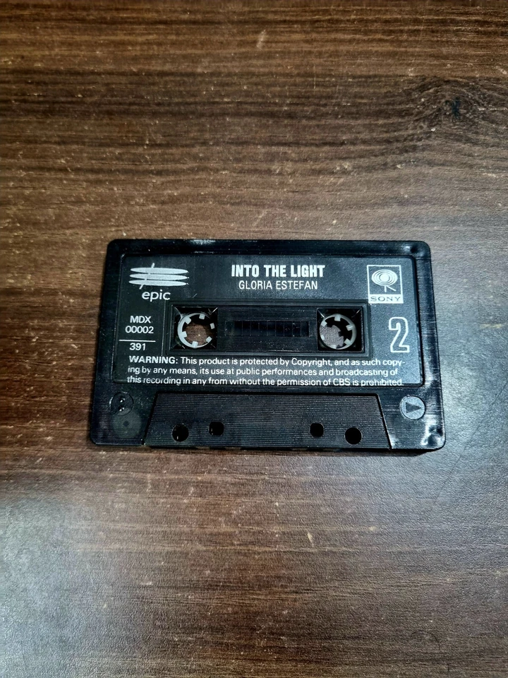Gloria Estefan Into The Light INDIA CLAMSHELL CASSETTE 1991 TAPE - Image 4 of 4