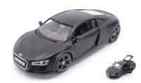 Maisto 1/24 Audi R8 Dull Schwarz Modellbau Statisches Modell Diecast
