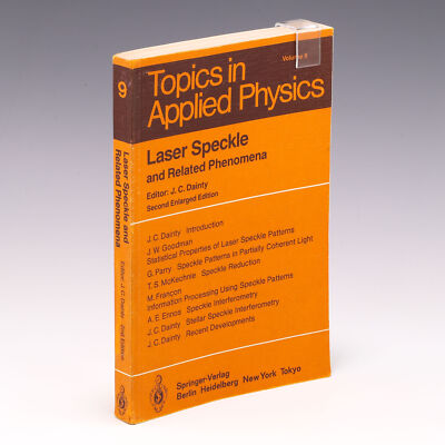 Laser Speckle and Related Phenomena 2nd Ed by J. C. Dainty