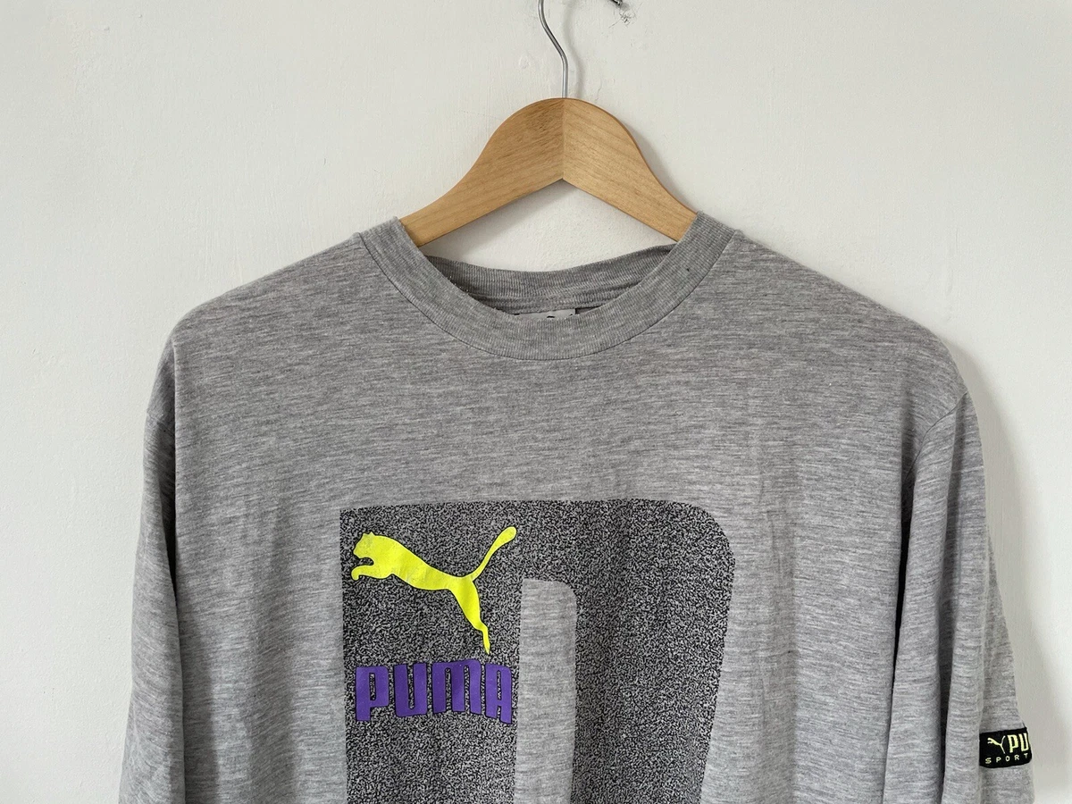 Puma grey t shirt deals