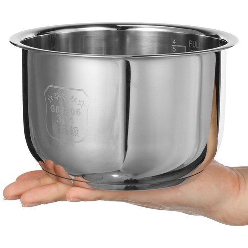 Rice Cooker Inner with Stainless Pot Liner 6 Baby Steel Replacement - Picture 2 of 12