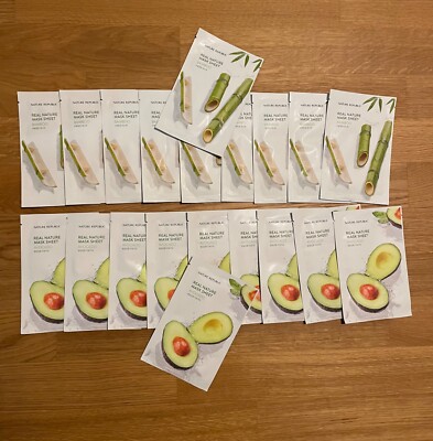 Koreanische Hautpflege Maske Blätter 20 von NATURE REPUBLIC