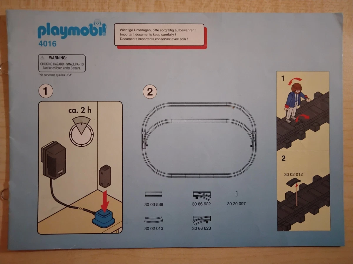 PLAYMOBIL 4016 RC Train Triebwagen Zug Eisenbahn EUR 16,00 - FR