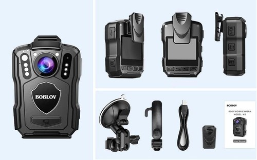 BOBLOV M5 2K Police Body Camera GPS &1440P Body Mounted Cam Body Mounted Camera - Picture 36 of 62