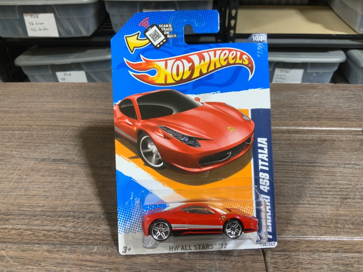 HOT WHEELS FERRARI 458 ITALIA SPIDER COLLECTION UPDATED 10