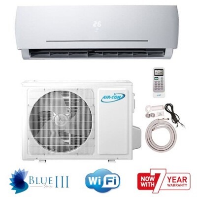 9,000 BTU 22 Wifi Ductless Mini Split Air Conditioner Heat Pump 3/4 Ton AirCon