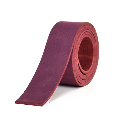 Lederriemen Gürtelleder 10mm-50mm x 1,3m Spaltleder leicht strukturiert, matt