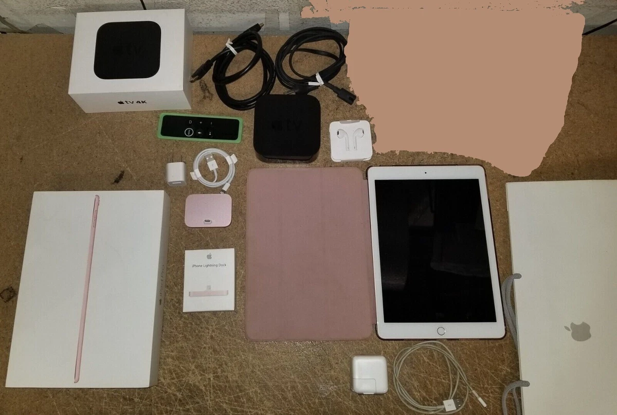 Apple Bundle Unlocked, iPad Pro Tablet, Apple TV, & iPhone Lightning Dock