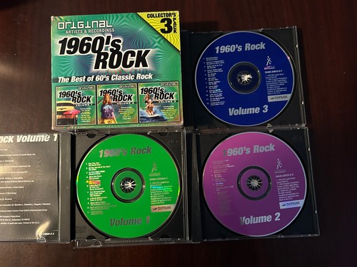 Original Artists & Recordings - 1960's Rock - Collectors 3 Pack CD.See Photos. - Picture 3 of 5