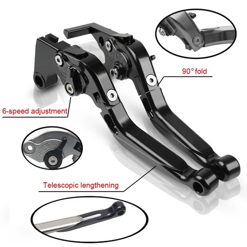 For Yamaha XT660X XT660R 2004-2016 Motorcycle CNC Adjustable Brake Clutch Levers - Picture 6 of 23