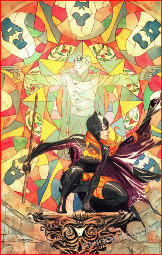 BATGIRL Signed ART PRINT Dustin Nguyen GREY GHOST #21 Cover DC COMICS 19x12" NEW - Picture 2 of 2