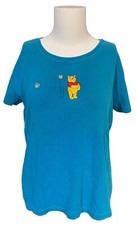Vintage Disney Store Winnie The Pooh T Shirt (Sz Med) Embroidered, Made In USA