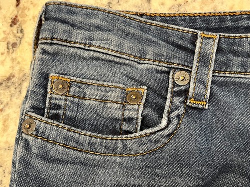 Girl's True Religion Slim Fit Bootcut Leg Blue Denim Jeans Tag Size 14 29.5x29 - Picture 6 of 11