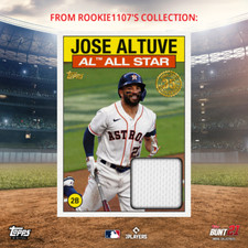 Topps BUNT 1986 Topps All-Star Relic ~ Jose Altuve ~ Rare [ DIGITAL ]