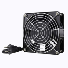 AC 12038 120Mm X 38Mm 110V 120V Dual Ball Metal Cooling Axial Fan High Airflow