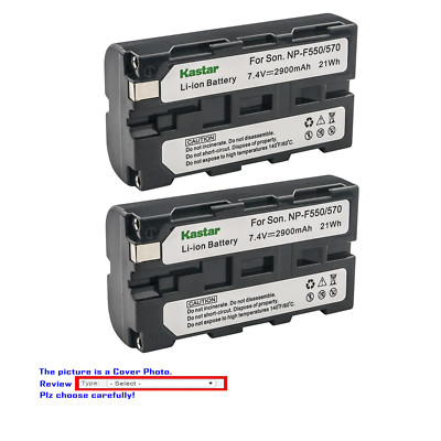 Kastar Replacement Battery for Sony NP-F550 Sony Cyber-shot DSC-D770 CRX10U