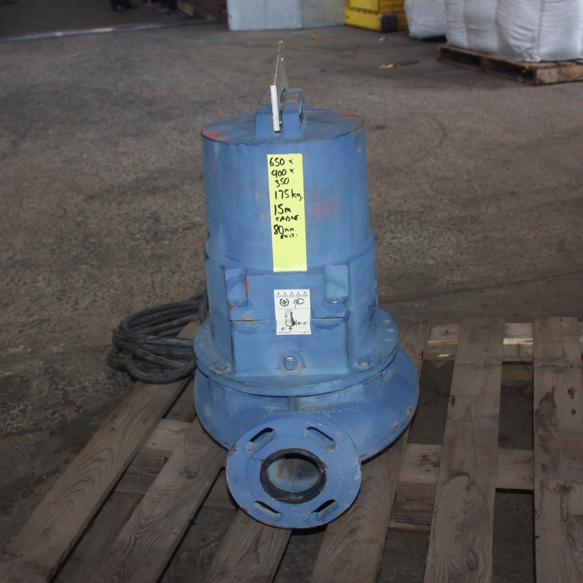 KSB 3~ 11.8kw Submersible Portable Solids Handling Pump KRTF 80