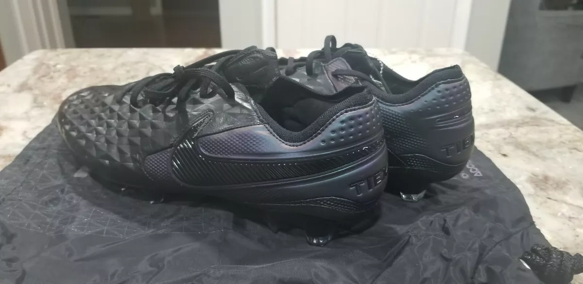 Nike tiempo sales all black