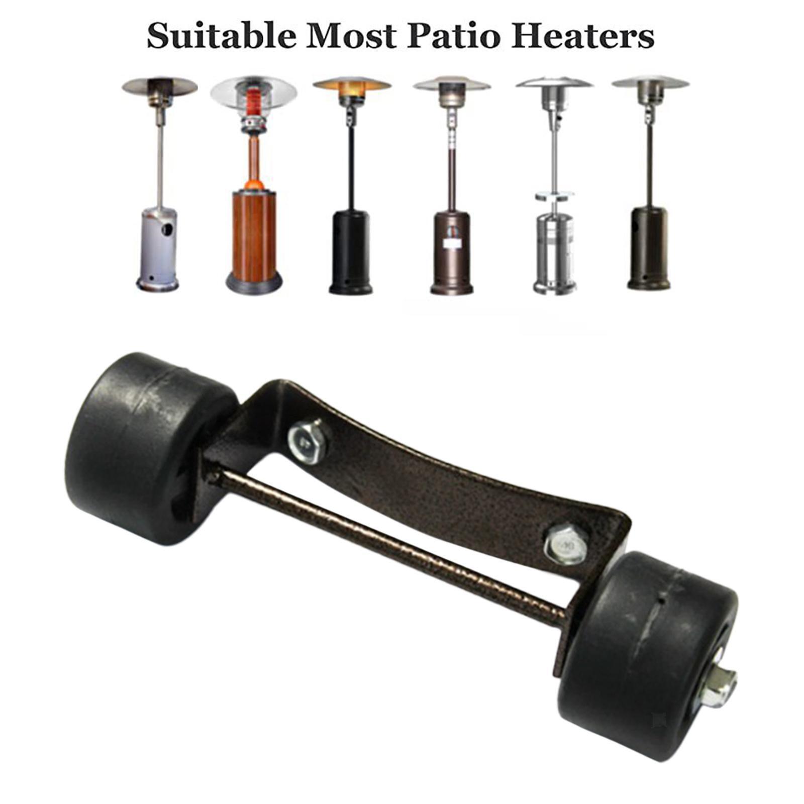 Patio Outdoor Heater Wheel Kit Easy to Move Install Patio Heater Pulley