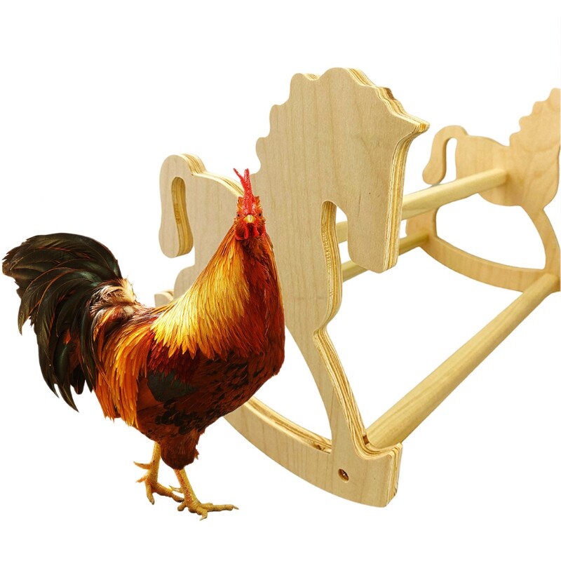 Long Chicken Perch Freestanding Roosting Bar for Baby Chicks Roosting