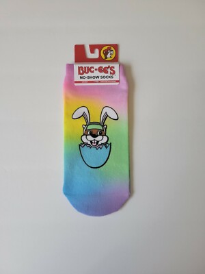 Authentic Limited Edition 2022 Easter Buc-ees Tie-Dye Socks
