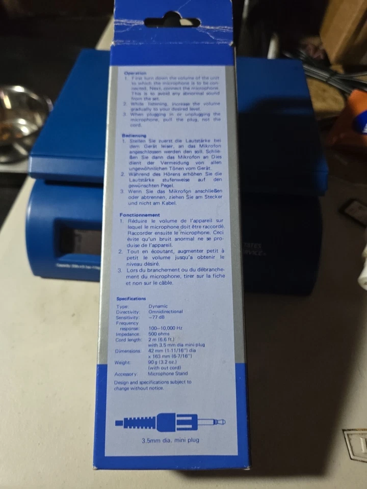 JVC MV-10 Vocal Dynamic Microphone MV10 - Image 2 of 3