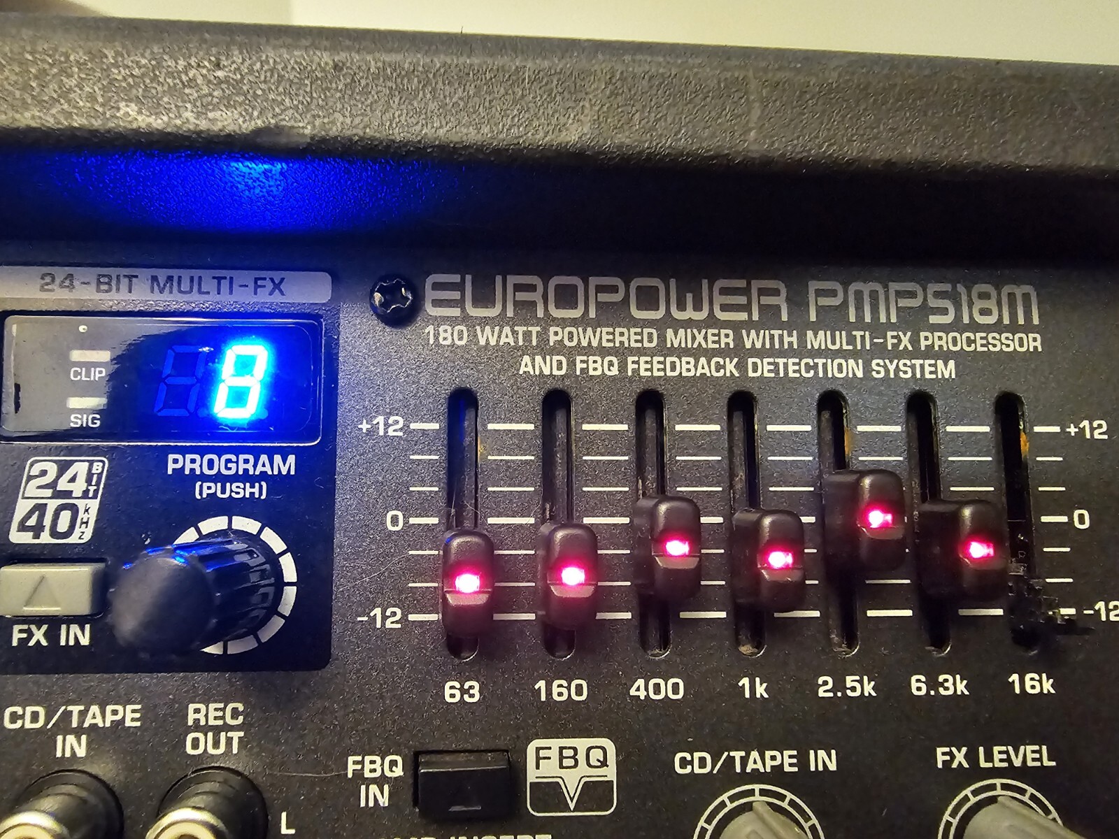 Behringer Europower PMP518M 180 Watt 5 Channel Powered