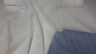 Gardinenstoff GS024 Stores Gardinen Stoffe Polyester Meterware  Nähen 300cm