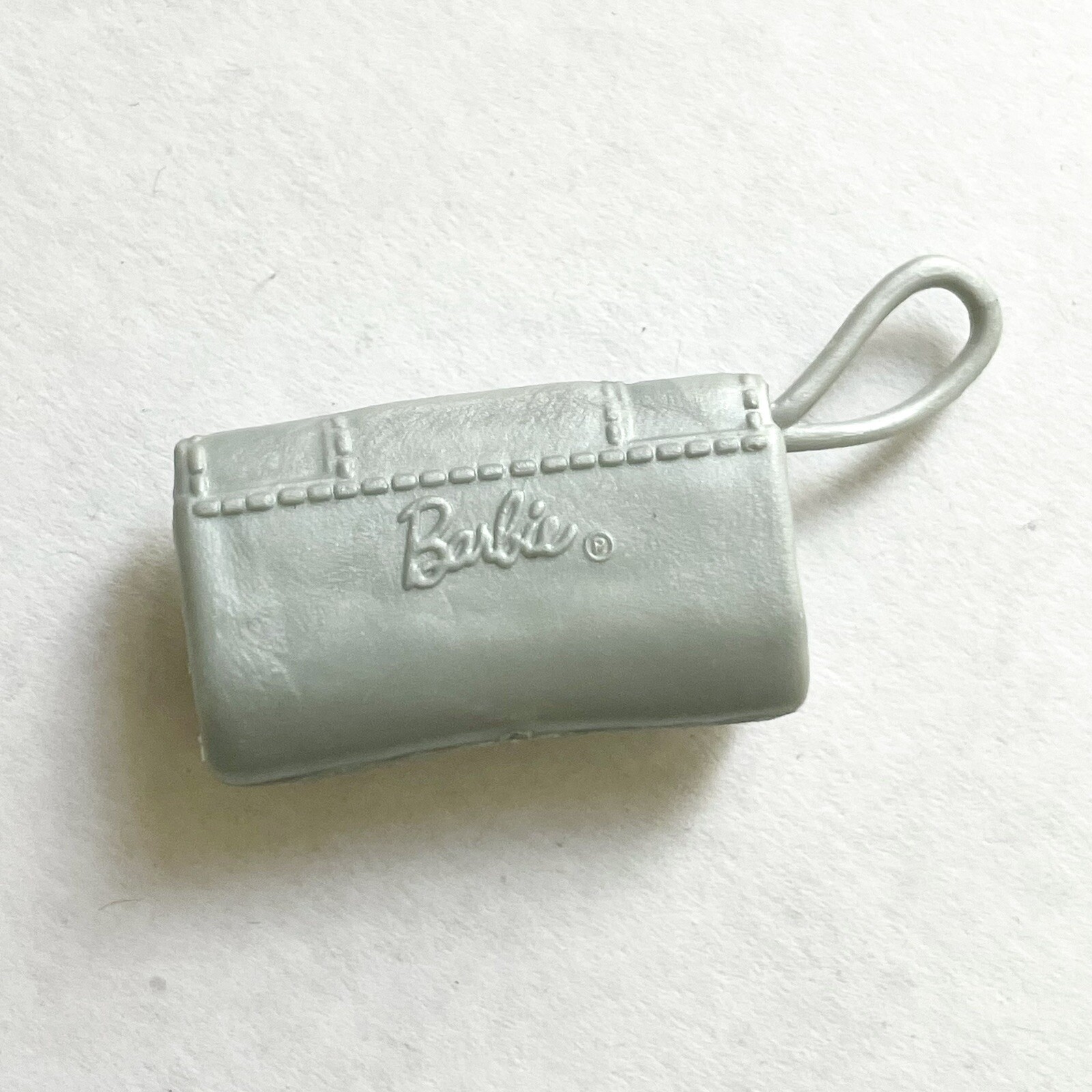 Mattel Barbie Doll Fashionistas SILVER GRAY PURSE WRISTLET BAG Accessory Fashion