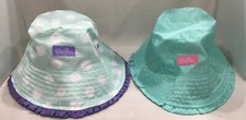 2 UV Skinz Bucket Reversible Girls Sunwear Hats As Pictured Excellent Condition