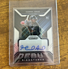 2022 Panini Prizm - Debut Signatures Gabriel Arias #DS-GA Silver Prizm (AU, RC)