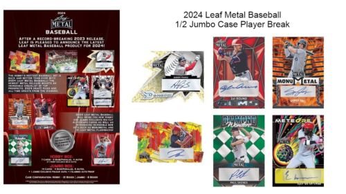 Reggie Jackson – New York Yankees 2024 Leaf Metal Jumbo 1/2 Case Player Break
