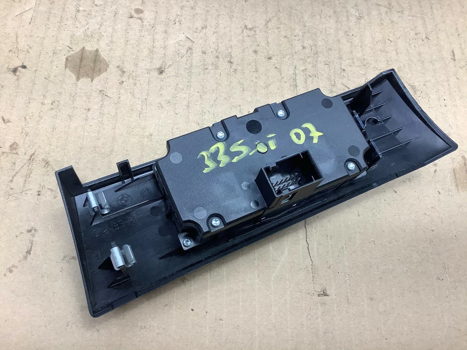 BMW 535XI E60 2007 faros antiniebla regulador interruptor control negro OEM+ Foto 3 de 4