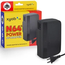 XYAB Nintendo 64 Power AC Adapter - New In Box - For Use With N64