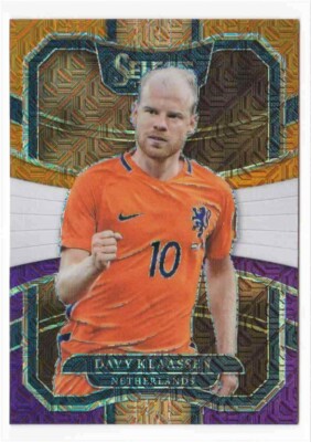 Davy Klaassen 2017-18 Select Prizms Multi Color #85 Netherlands Soccer Parallel