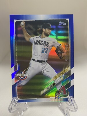 2021 Topps Opening Day Zac Gallen Blue Foil Future Stars Arizona