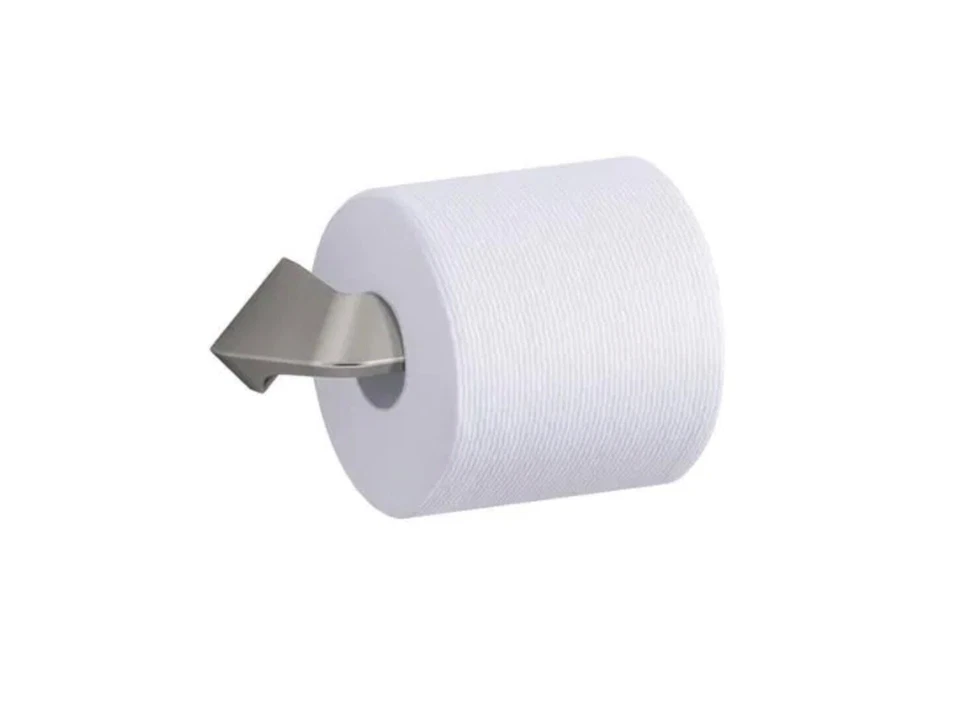 🔥🔥 Soporte de papel higiénico uniforme KOHLER en níquel cepillado vibrante R26123-BN Foto 2 de 4