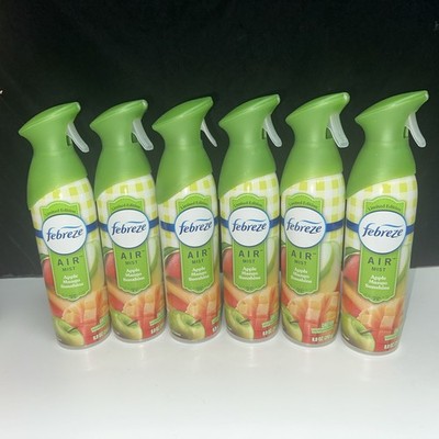 6 PACK-Febreze Air APPLE MANGO SUNSHINE Room Freshener Limited Edition Spray
