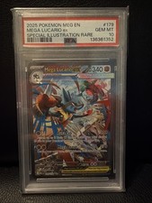 2025 POKEMON MEG EN-MEGA EVOLUTION #179 MEGA LUCARIO EX PSA 10