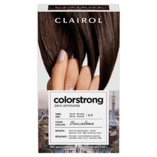 Ammonia Free Permanent Hair Color Dye Kit - 4 Dark Brown: Hair Coloring