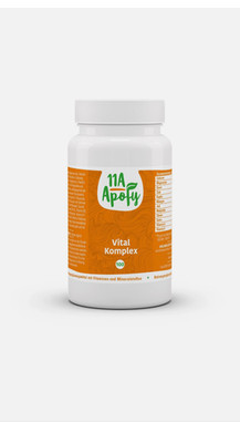Vital Komplex | Ausgewogene Vitaminformel mit 24 Wirkstoffen | 100 Tabletten