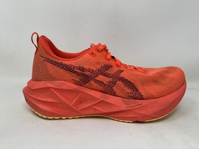 Women's Asics Novablast 5, Flash Red/Edo Purple, 7.5 B Medium US
