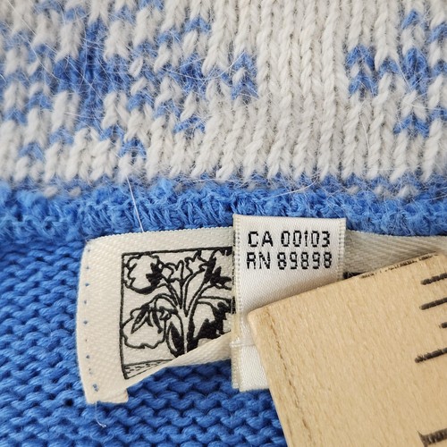 Vtg Cotton Country Parkhurst Sweater Womens Large Fair Isle Zip Canada Nordic - Picture 9 of 19